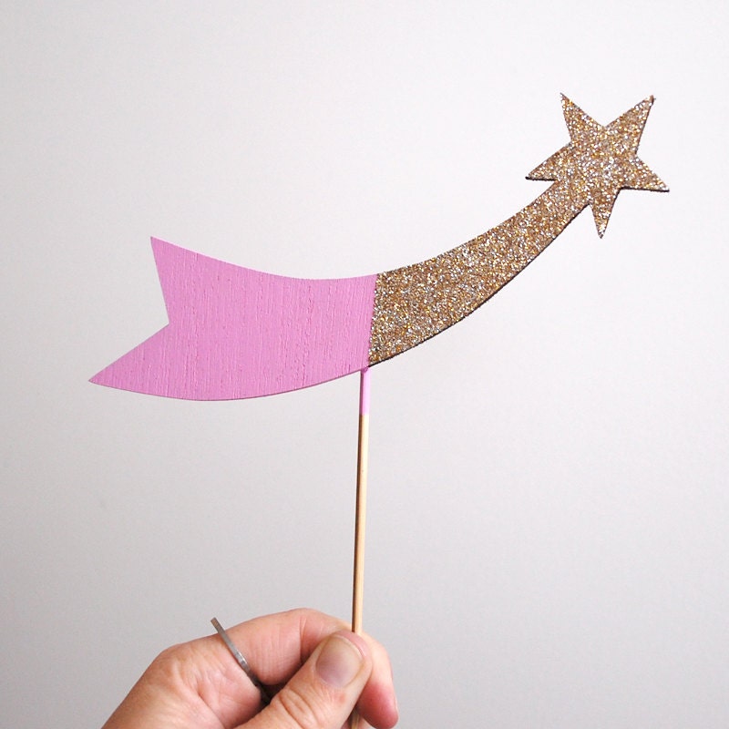 Shooting Star Cake Topper