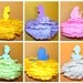 Princess pom pom kit SET OF SIX Ballerina Ballet Dancer Ball Ballgown dress birthday party shower decoration centerpiece