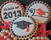 Graduation Decorated Sugar Cookies