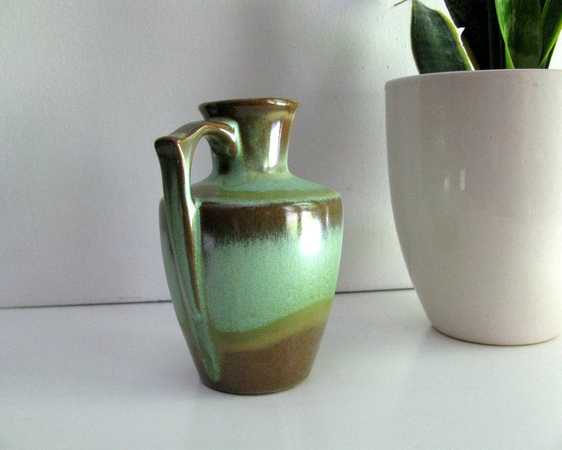 Mid Century Frankoma American Made Pottery Pitcher - circa 1950's