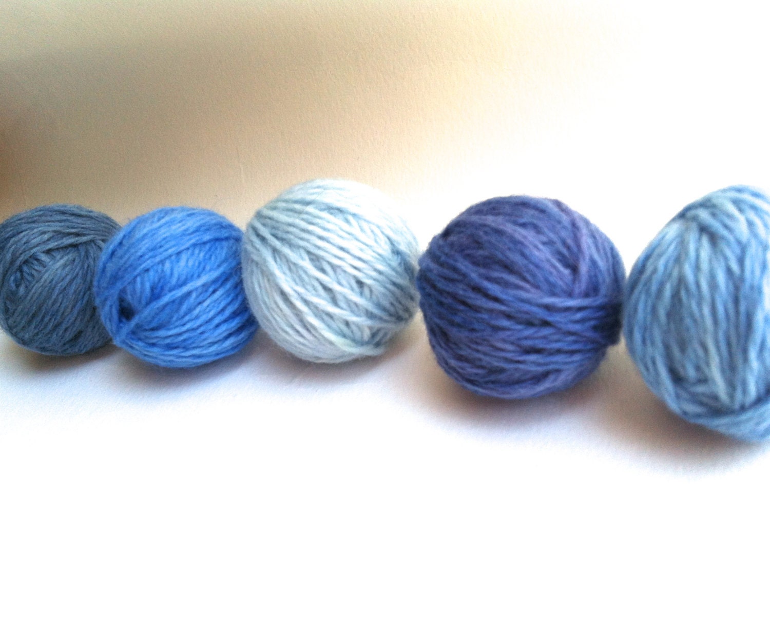 Mini yarn balls pack of 5 Sock Merino Wool - NORDIC STONE