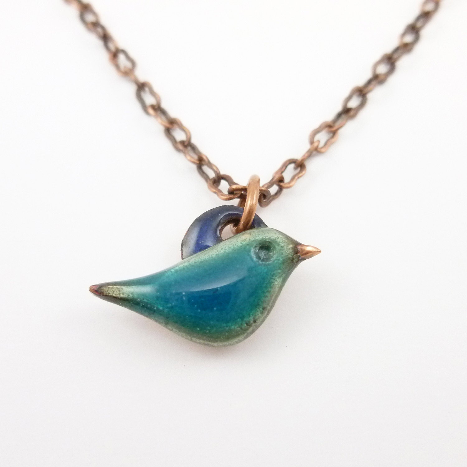 Aqua Blue Bird - Bluebird No. 19 - Something Blue