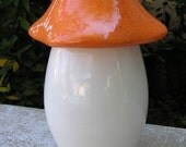 Wild Orange Mushroom Delight Kitchen Canister