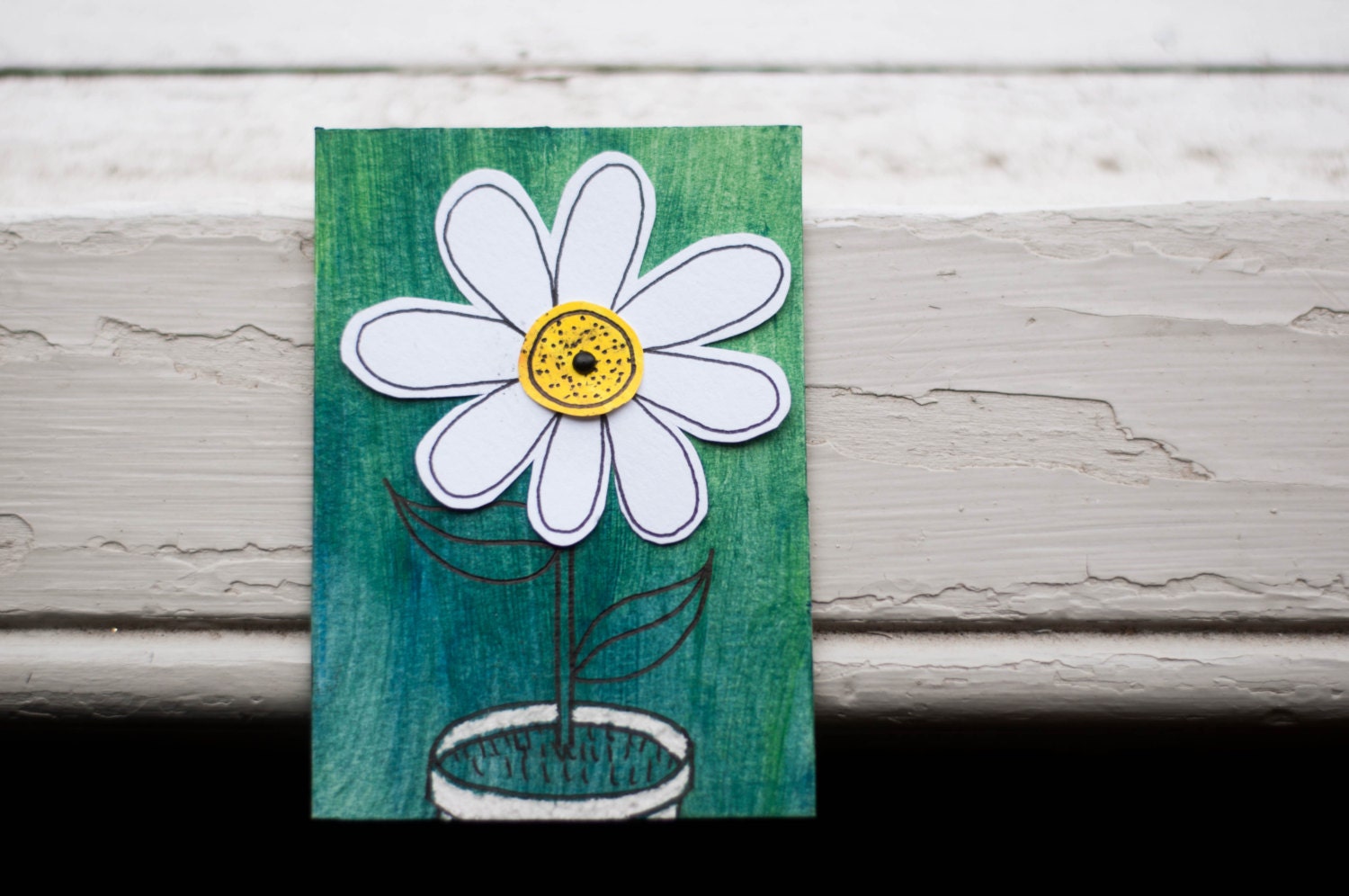 Daisy - Movable Acrylic ACEO