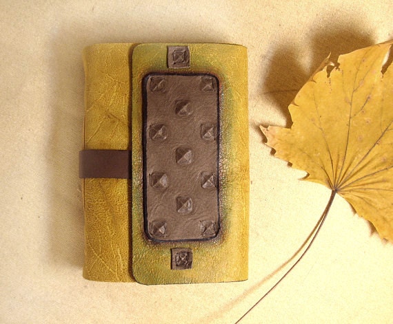 Leather Journal with Vintage Style Old Paper - Life is Like a Box of Chocolate