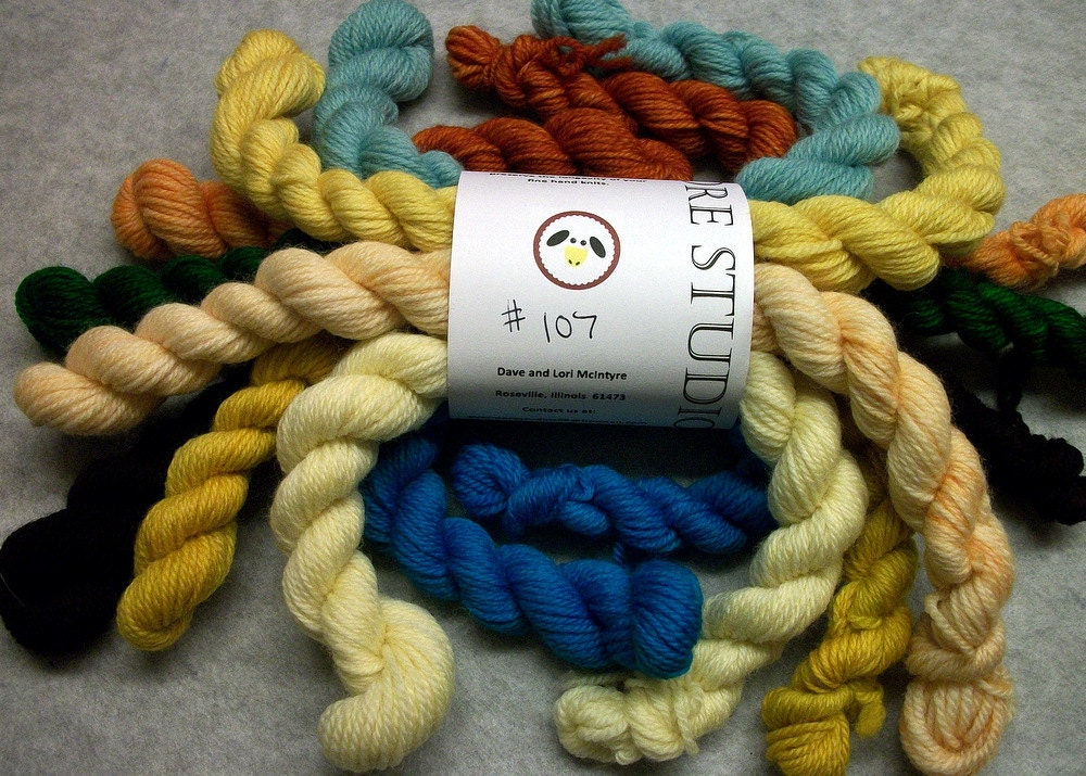 Sock Yarn Mini Skeins - (107)