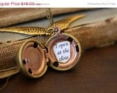 ON SALE Harry Potter Golden Snitch Necklace - I Open At The Close - You Choose the Snitch