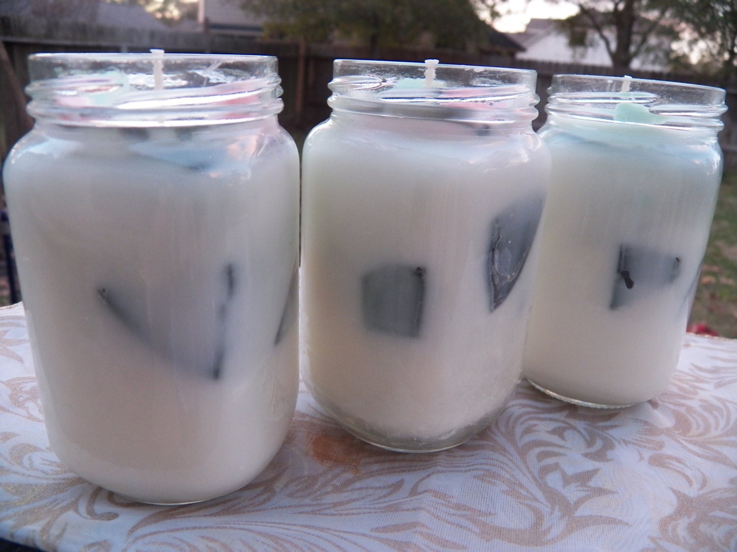 Scented Soy Candle Pina Colada Recycled Candle Vegan Fathers Day