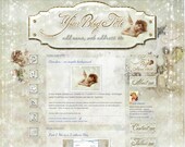 CHERUBIM - an angelic ready-made set of background, headers etc to dress up your blog
