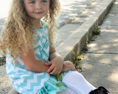 GreatStitch Monogrammed Apron Dress With Leggings