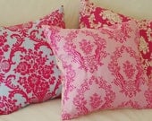Cottage Pillow Cover, Decorative Pillows, Throw Pillow, Shabby Chic Pillow, Reversible