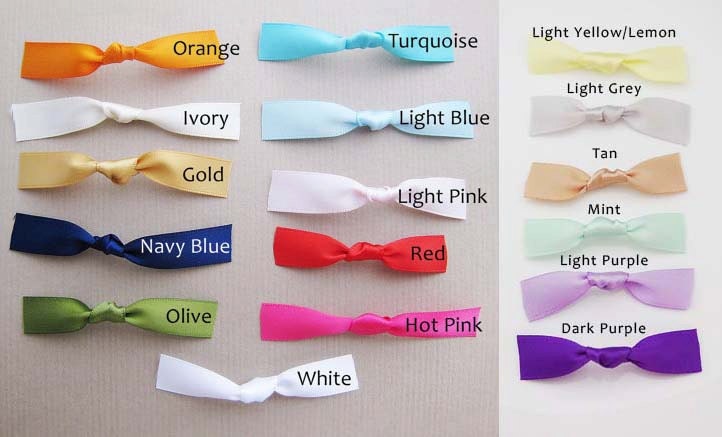 Design your own Sweet and Simple Crystal White Pearl and Ribbon Bridal Bridesmaid Necklace -11 Ribbon colors to choose