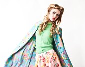 60's Saks Fifth Floral Print Coat