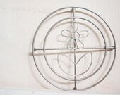 Vintage Industrial. Vintage Housewares. Vintage Metal Trivet Stand. Decorative Stand