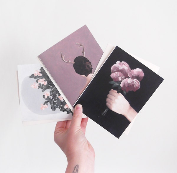 Blank card and envelope - You choose the art