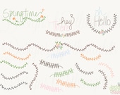 Laurels & Pretty Things for Spring - Little Bits for all of your DIY ideas. Vector File Incl.  INSTANT Download via Etsy