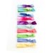The Some of Each Package - 10 Assorted Mini Hair Ties in both Solid and Tie Dye Elastic that Double as Bracelets by Mane Message on Etsy