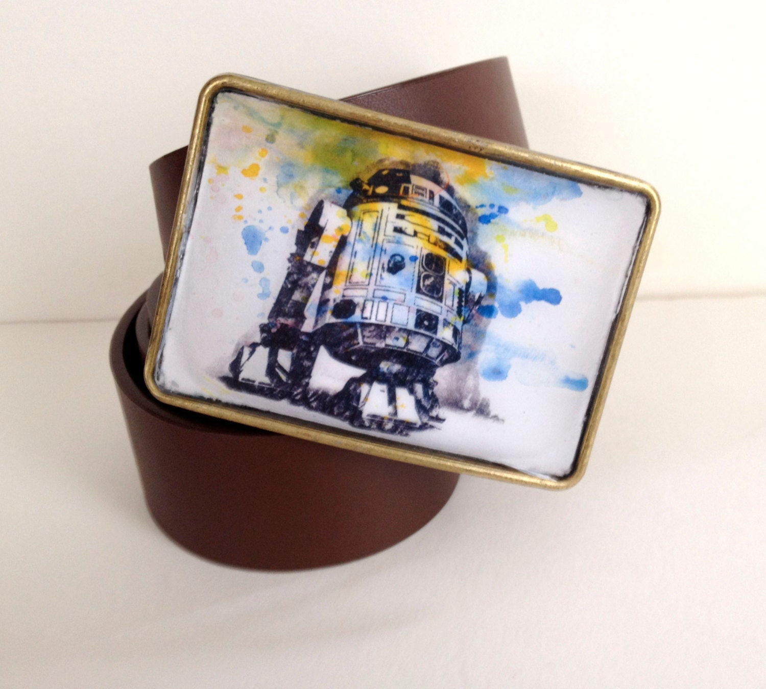 R2D2 Star Wars Belt Buckle - Interchangeable Belt Buckle For Men and Women