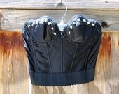 Black Studded Bustier