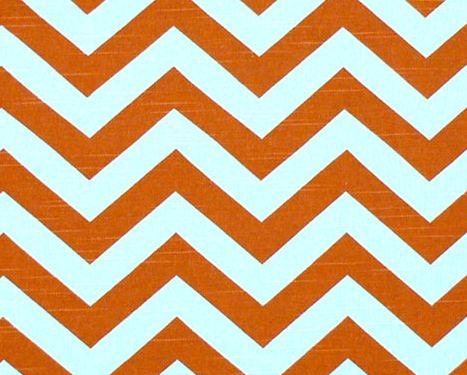 Wedding Orange and White Chevron Zig Zag Table Runners FREE SHIP