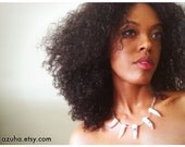 ALAULA... agate & flourite semi precious necklace