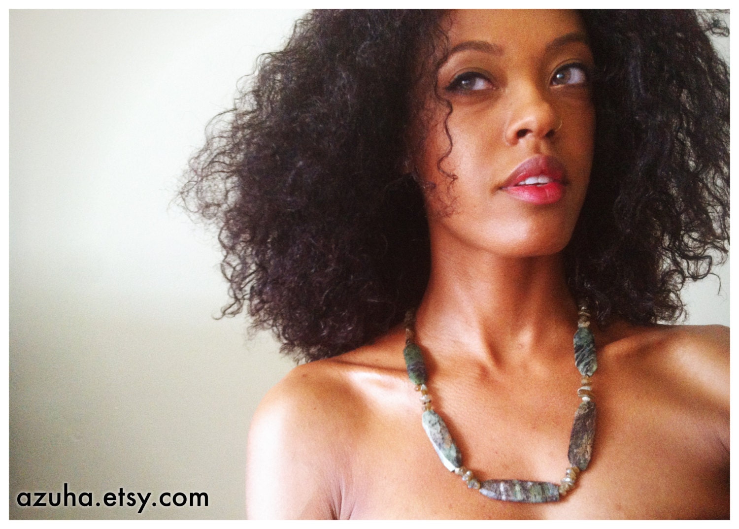 NALANI... turpan jade & labradorite necklace