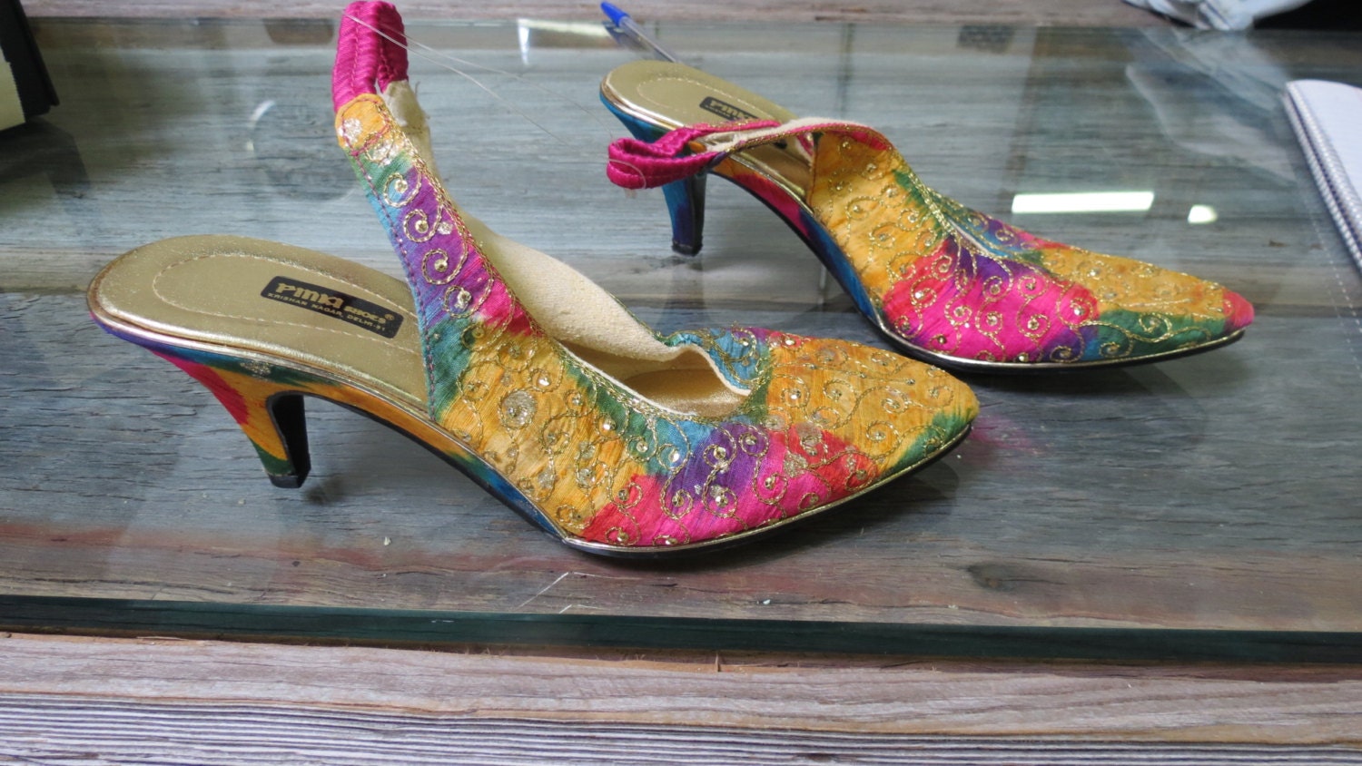 1980s Sparkly Gypsy Heels