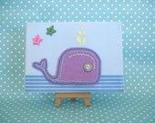 Kids Decor & Art, Children wall art, Children artwork, Nursery art, Wall hanging, Children whale
