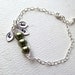 Peas in a Pod Bracelet, Three PEAS Pod Bracelet, Mother, Sterling Silver, Mom Birthday Gifts, Gifts for Mom, Personalized Jewelry