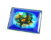 Vintage Abstract Silvertone Brooch Pin - Japan