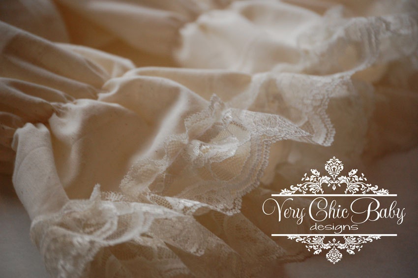Ivory and Lace Custom Bloomers Ruffle Pantaloons to Match your Costumes & Party Dresses