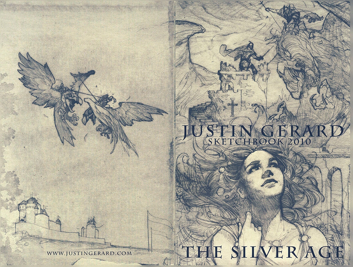 Justin Gerard Sketchbook 2010: The Silver Age