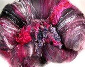 Santana Extreme Texture Wild Card Bling Batt for Spinning and Felting