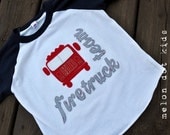 firetruck raglan...team tee