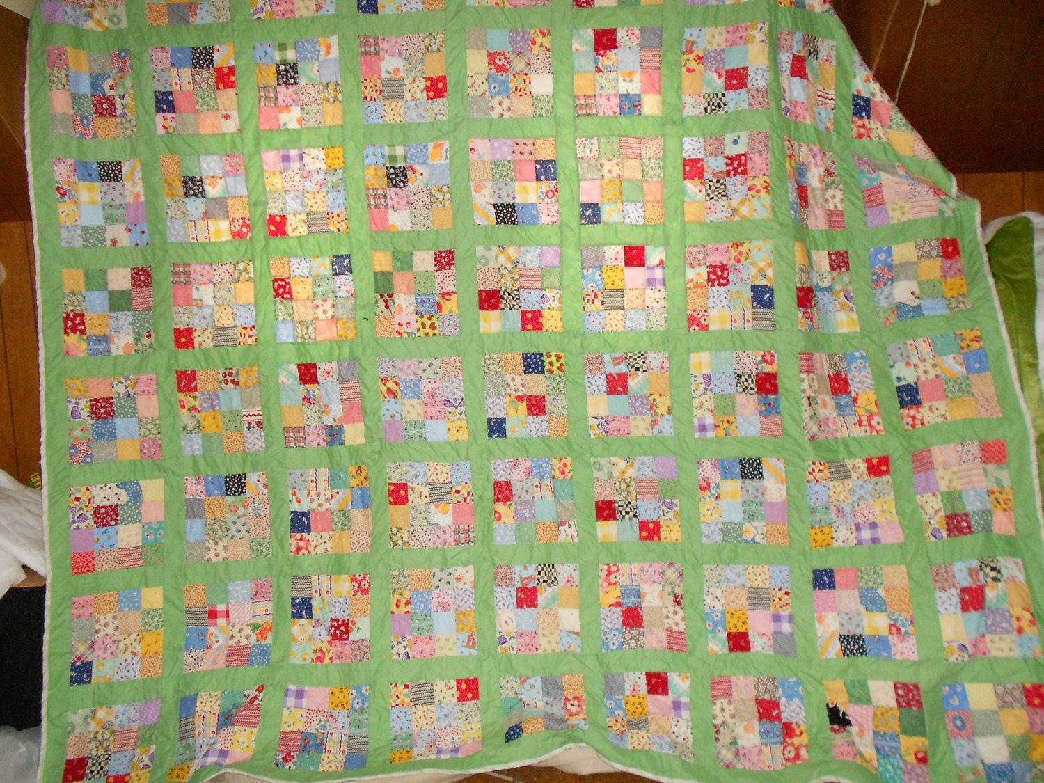 King Size Quilt Queen Size quilt  30's Prints  2