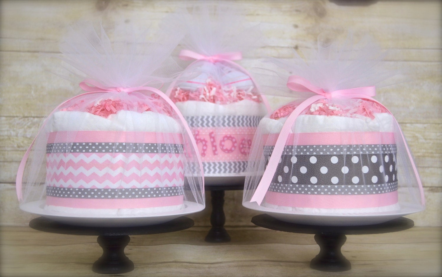 The Khloe Mini Diaper Cakes