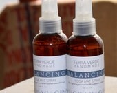 balancing yoga mat spray