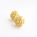 Cream Rose Earrings Ivory Flower Earrings Shabby Chic Jewelry Bridesmaid Jewelry Wedding Spring Flowers Cottage Chic - Cottage Cream
