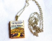 Lord of the Rings Necklace - Book Locket Pendant with Chain
