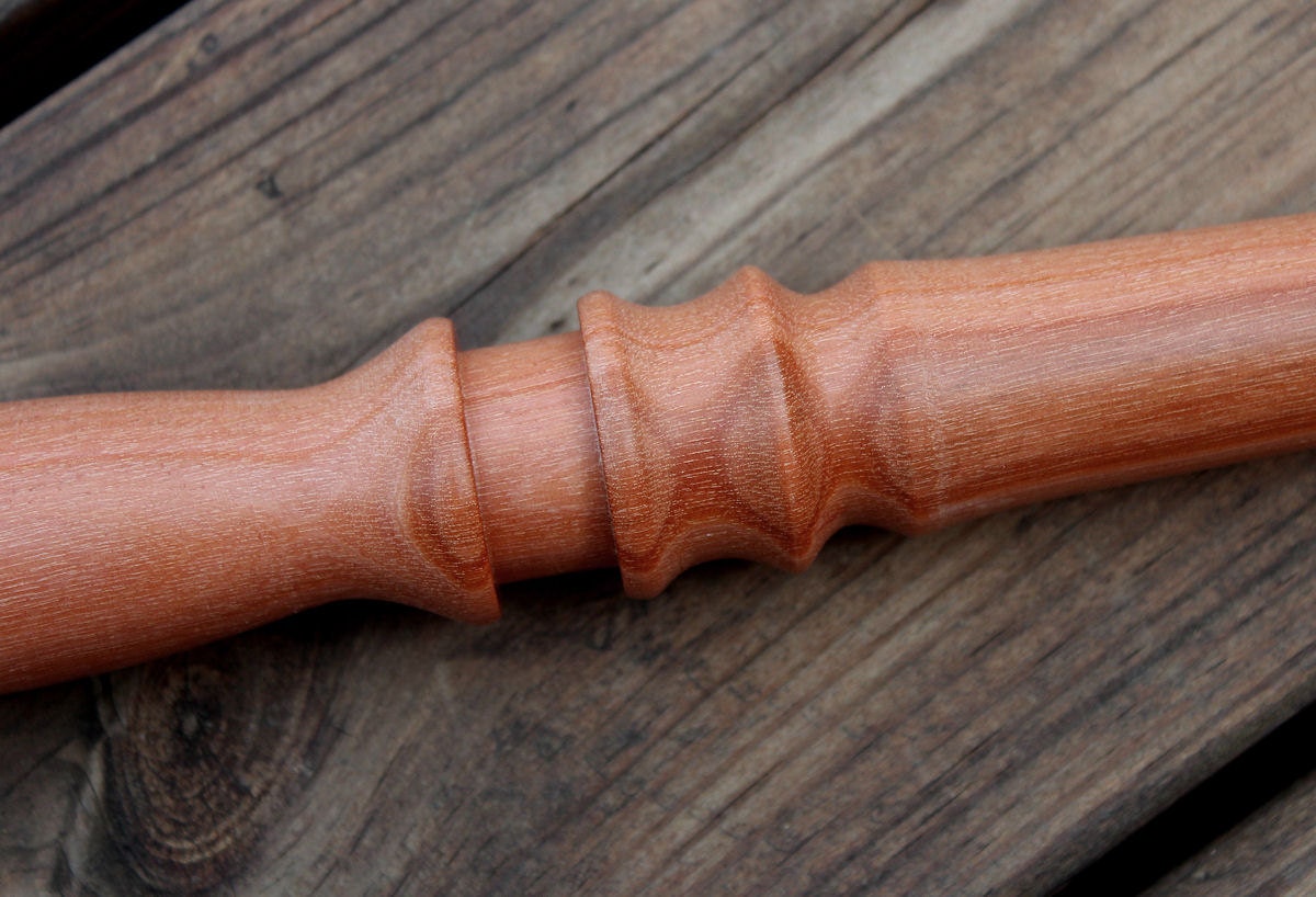 Peroba Rosa Nostepinne - hand-turned with WPI recess
