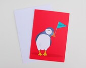 Thank You Puffin Card