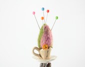Garden Tea Party Pin Cushion Ring