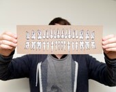 White TEETH screen Print