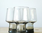 Vintage Beer Glasses Libbey Tawny Accent Steiners 16 oz Glass