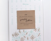Prairie Pattern 2013 Letterpress Calendar