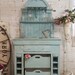 Painted Cottage Chic Shabby White Romantic French Farmhouse Wine Cabinet CC33