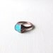 Turquoise Ring Gemstone Ring Birthstone Cocktail Ring Gem December Jewelry Robins Egg Blue