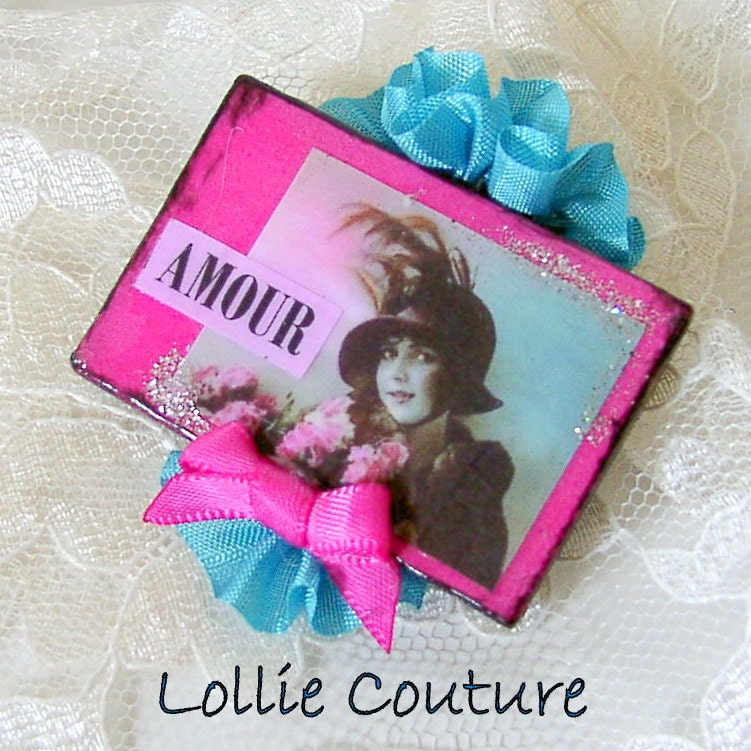 Roaring Twenties Art Brooch - Art Amour Brooch - Flapper Brooch - Flapper Pin