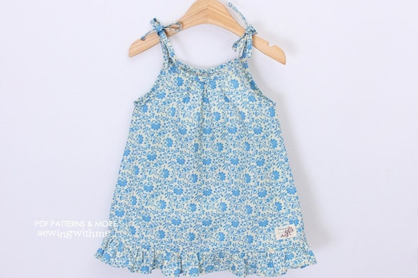 no 268 Florence Dress (3 - 7 Years) - PDF Pattern