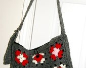 Fall Spring and Winter Fashion bag / knit Crochet Tote / Laptop Tote in your colors / School Purse / Bible Study Bag with Adjustable Handle